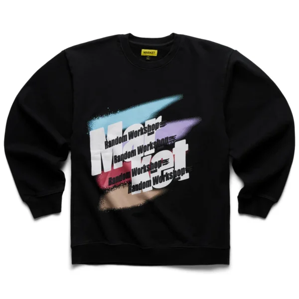 RANDOM WORKSHOP SPLATTER CREWNECK SWEATSHIRT
