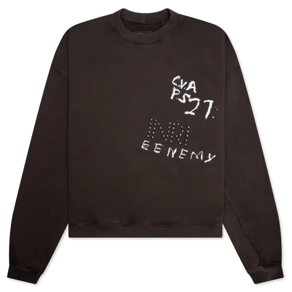 RIVINGTON roi Rebis Inri CVA Crewneck - Monk Brown