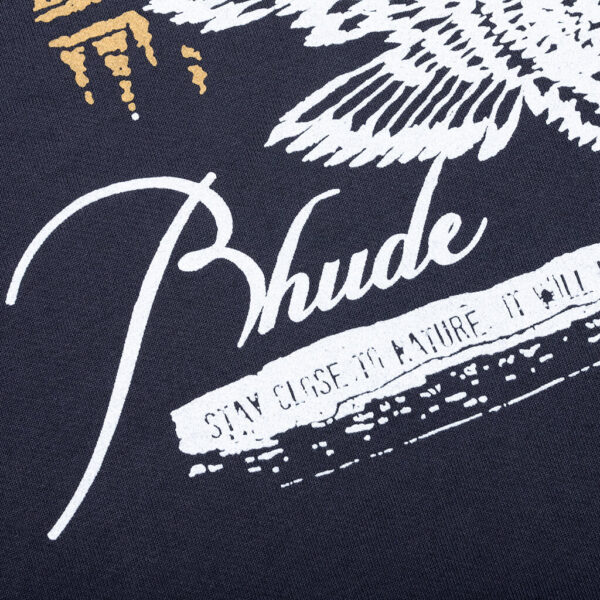 Rhude Pennant Flag Crewneck - Vtg Black - Image 3